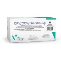 VetExpert Rapid Test CPV/CCV/Giardia Ag парвовірус, коронавірус, ляпбліоз собак експрес-тест 5 шт (58495)